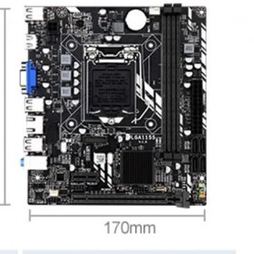 Resim Turbox B75(H61) Sata Ddr3 1600MHz Usb 3.0 Vga Hdmi Ses Lan 1155P 