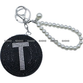 Resim Silver1 Gıoıo Yeni Mini Taşınabilir Kozmetik Ayna Kolye Anahtarlık Çanta Aksesuarları Kolye Dıy Anahtarlık (Yurt Dışından) 