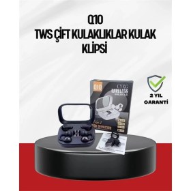 Resim MCM Group Q10 Dokunmatik Bluetooth Kulaklık - 6 Saat Müzik, Çift Dil, Hızlı Şarj 