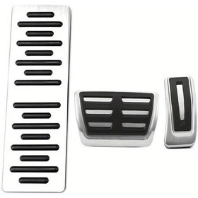 Resim Dashanshop Audi E-tron Q4 Q5 A5 A7 A4l A6 Q7 Q8 S4 S6 Vw Touareg 3 Adet Pedal Kapağı 