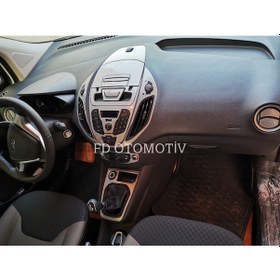 Resim Ford Courier Konsol Kaplama Full Set Gümüş Gri Renk 