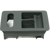 Resim Vw Polo Hb Cam Düğme Çerçevesi Siperi Sol Siyah 00-02 6N0959549A 