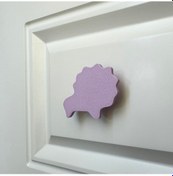 Resim Pomerol Mor Aslan Dolap Kulpu - Çocuk Odası, Mutfak Ve Banyo İçin Modern, Şık Ve Dayanıklı Mobilya Kulp, Dh 