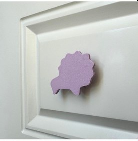 Resim Pomerol Mor Aslan Dolap Kulpu - Çocuk Odası, Mutfak Ve Banyo İçin Modern, Şık Ve Dayanıklı Mobilya Kulp, Dh 