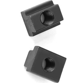 Resim Tenfowee 45 Çelik T-çukur Somunu M10 - Siyah Oksit Kaplama, Yüksek Sertlik, Alüminyum Profil Bağlantısı, 5 Adet Paket 