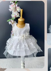 Resim biyan collection Kız Bebek Mevlüt Takımı Gelinlik Abiye Elbise Bebek Doğum Baby Shower Hediyesi 