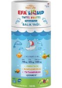 Resim Newlife Efa Liquid Tutti Fruitti Aromalı Balık Yağı Likit 150 ML 