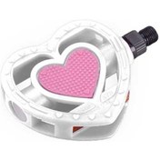 Resim Bisiklet Mtb Pedal-20 Kalpli Beyaz-pembe Jf-873a 
