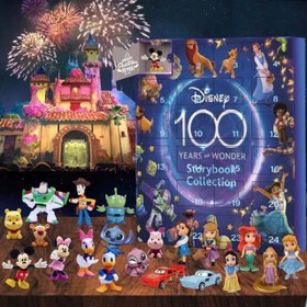 Resim 24'lü 100 Yıl Önceden Advent Takvimi 2025 - Stitch, Mickey, Woody, Prenses ve Winnie ile Koleksiyonluk Figürler, Noel, Doğum Günü, Cadılar Bayramı, Şükran Günü ve Yılbaşı Hediyeleri için Geri Sayım Takvimi, Ev, Araba ve Okul Dekoru 