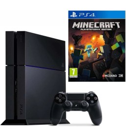 Resim Sony Playstation 4 Oyun Konsolu 500GB Minecraft Ps4 Edition Kol ile Yüksek Performans 