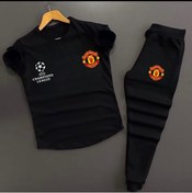 Resim NewCabin Yeni Sezon Champions Leauge Baskılı Slim Fit T-shirt Eşofman Altı 2'li 