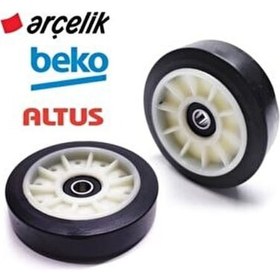 Resim Beko Uyumlu D 80 Ek Kurutma Makinesi Tekeri - 2 Adet - 515397810 