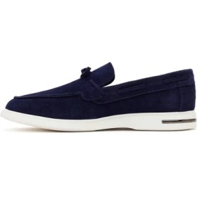 Resim Derimod Erkek Lacivert Süet Deri Casual Loafer 26SFD670810 