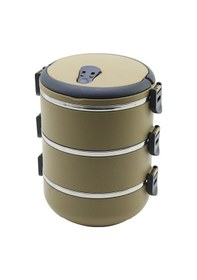 Resim Kahverengi 3lü Sefer Tası Saklama Kabı 1.8lt 4741 