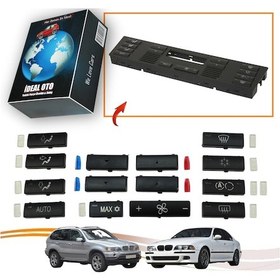 Resim Bmw X5 E53 5 E39 Dijital Klima Tuşları 