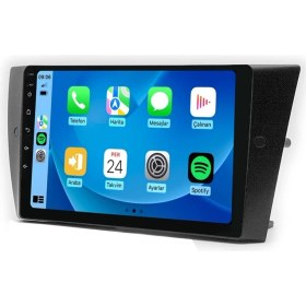 Resim Cartech CRT-332 Serisi Bmw E90 2005-2011 4gb Ram 32GB Hafıza Carplay Android Multimedya Teyp 