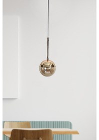 Resim Luzarana Nova Tekli Gold-Siyah Metal Gövde Bal Camlı Tasarım Lüx Sarkı... Çok Renkli 