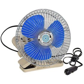 Resim Ahmet Otomotiv Oto Vantilatör Mandallı Döner Başlıklı Araç Içi Fan 12 Volt 