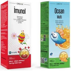 Resim Imunol Şurup Ocean Multivitamin Multimineral Balık Yağı Şurup 