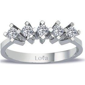 Resim Lova G Renk 0,35 Karat Pırlanta Beştaş Yüzük - 1070180 