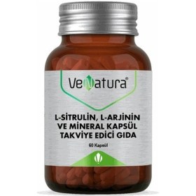 Resim Venatura L-sitrulin ,l-arjinin Ve Mineral 60 Kapsül 
