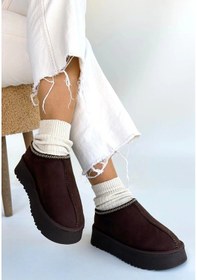 Resim Biçomi Foyk Kahverengi Süet Bot Çok Renkli 