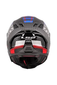 Resim LS2 DRAGON KARBON TRAX MAVİ KASK 