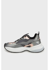 Resim Emporio Armani Bayan Ayakkabı Ew003056 Af19766 M8254 Koyu Gri-pembe Koyu Gri-pembe 