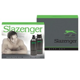 Resim Slazenger ActiveSport Green EDT Erkek Parfüm 125 ml + Deodorant Sprey 150 ml 