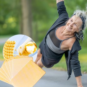 Resim Glukozamin ve Kondroitin Diz ve Sırt Desteği Yama - Uzun Süreli Isıtma, Rahat Uygunluk İçin Elastik Kendinden Yapışkan Tasarım, Çoklu Paket Seçenekleri, Diz Bandı, Sırt Bandı, Erkekler ve Kadınlar İçin Diz Desteği, Diz Ped 