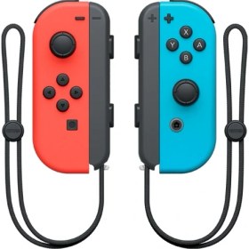Resim Nintendo Switch Joy-Con Controller 2'li Gamepad Neon Kırmızı ve Mavi Renkli Özel Tasarım 