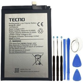 Resim Tecno Camon 15 Cd6 Pil Batarya + Tamir Seti 