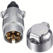 Resim Challenger 1 Takım Alüminyum Fiş Soket Bileşeni Römork Fiş Soketi Römork Aksesuarı Tm3004 Tm3012 