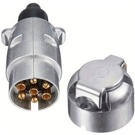 Resim Challenger 1 Takım Alüminyum Fiş Soket Bileşeni Römork Fiş Soketi Römork Aksesuarı Tm3004 Tm3012 