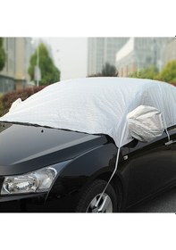 Resim Araba Yarım Kapak Araba Kıyafeti Güneş Kremi Isı Yalıtımı Güneşlik, Alüminyum Folyo Boyutu: 3.6x1.6x1.5m 