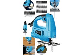 Resim Steiner Alman 4000 W Sjs Metal Şanzıman 6 Kademe Devirli Bakır Sargılı Dekupaj Testere Makinesi 15 Uç 