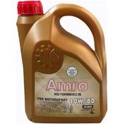 Resim Amro For Motosport 10W-60 Tam Sentetik Motor Yağı 4 L 
