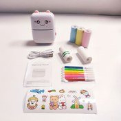 Resim 5 Rulo Baskı Kağıdı ile Cep Mini Yazıcı, iOS ve Android Uyumlu Taşınabilir Termal Yazıcı Fotoğraflar, Resimler, Notlar, Fişler, Listeler, Hatırlatmalar için Mürekkepsiz 