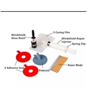 Resim Cam Tamir Seti Araba Ön Cam Çatlak Kırık Tamir Kiti N11.1915 