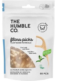 Resim 4 Adet Humble Kürdanlı Diş İpi Nane 50'li 