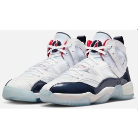 Resim Nike Jordan Jumpman Two Trey Erkek Beyaz Basketbol Ayakkabısı Do1925-102 001 