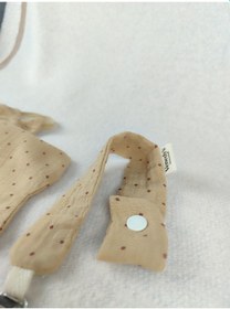 Resim Venedy's Sand Dot Mama Önlüğü Seti Açık Kahverengi 