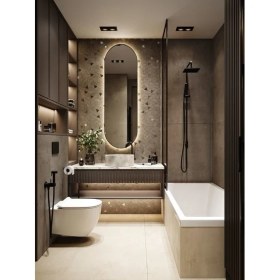 Resim Global Led Mirror 65X90 cm Ledli Ayna Dresuar Hol Koridor Duvar Salon Banyo Wc Ofis Çocuk Yatak Odası Boy 