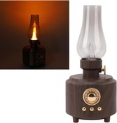 Resim Polygold VİNTAGE Ahşap Retro Bluetooth hoparlör, FM radyolu, şarj edilebilir kablosuz hoparlör, 