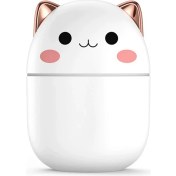 Resim 200ML Hava Nemlendiricisi Sevimli Aroma Difüzör Gece Işığı ile Yatak Odası Arabası Bitkileri Arıtıcı Nemlendirici Oda C (Yurt Dışından) 