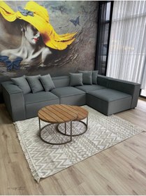 Resim Erduran Mobilya ANGELO 4 MODÜL UZANMALI KÖŞE KOLTUK 