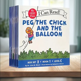 Resim 12 Kitap İlk Fonetik Kitap - Tavuk Serisi Hikayesi, Kısa ve Uzun Sesler ile, İngilizce Resimli Kitap Cep Hikayesi Okuma İngilizce Öğrenme Eğitimi, El Sanatları ve Dikiş Malzemeleri, 5 Yaş İçin Okuma Kitabı, 7 Yaş İçin Okuma Kitabı, Eskiz Kitabı, Çizim Kitabı 