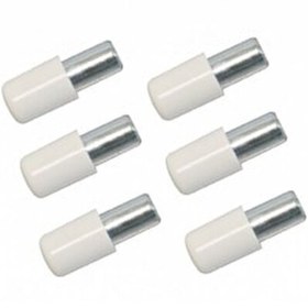 Resim Akçam Hırdavat 5 Mm Metal Başlı Raf Pimi Beyaz 