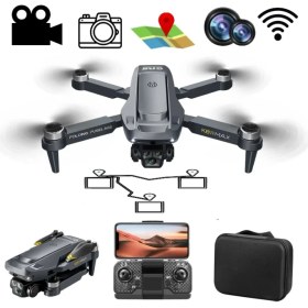 Resim K811 Max(Gps Mode) 500 Metre Menzilli Gps Çoklu Kameralı Drone (Otomatik Eve Dön) 2 Batarya 