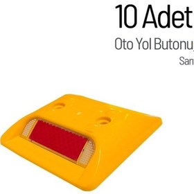 Resim 10'lu Oto Yol Butonu Seti-3698 